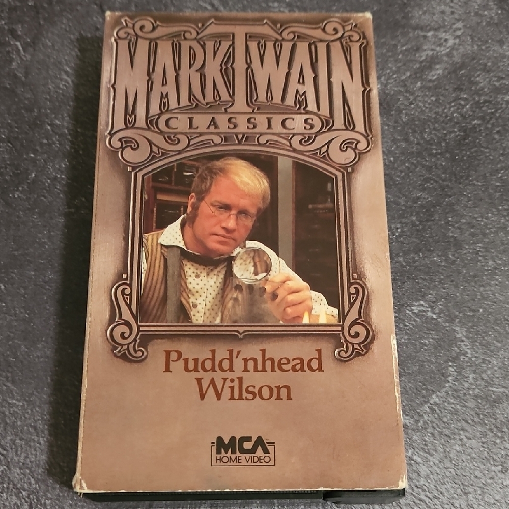 Pudd’nhead Wilson Mark‎ Twain Classics (VHS 1984)